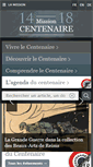 Mobile Screenshot of centenaire.org